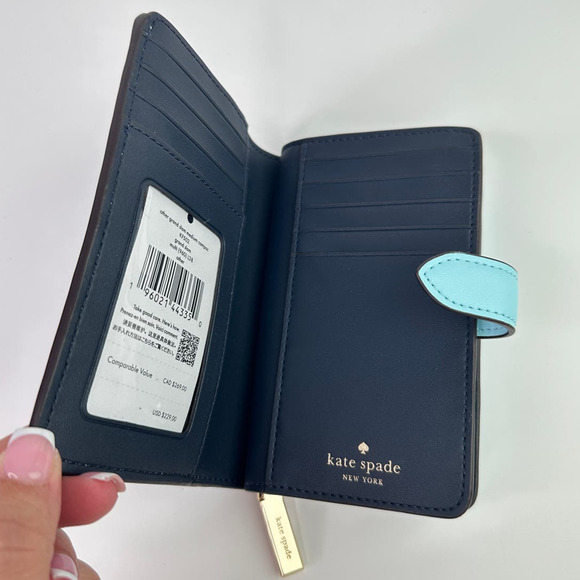 Kate Spade Grand Slam Tennis Wallet and 3D Tennis Racquet Coin Purse - Picture 7 of 12